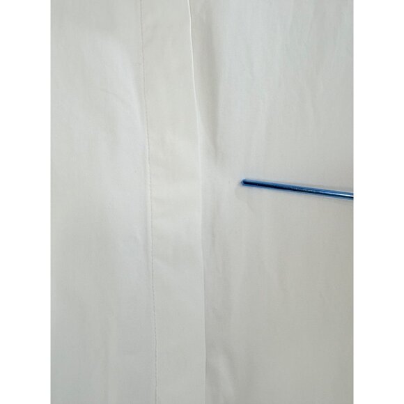 Ann Mashburn Sz S Isla Maxi Shirtdress Dress White Ric Rac - Picture 11 of 16